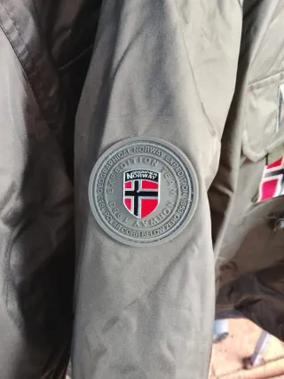 Chaqueta Geographical Norway Talla L Verde Militar