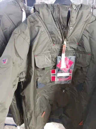 Chaqueta Geographical Norway Talla L Verde Militar