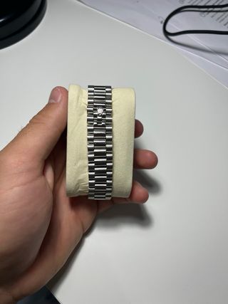 Reloj Automático Azul y Plateado