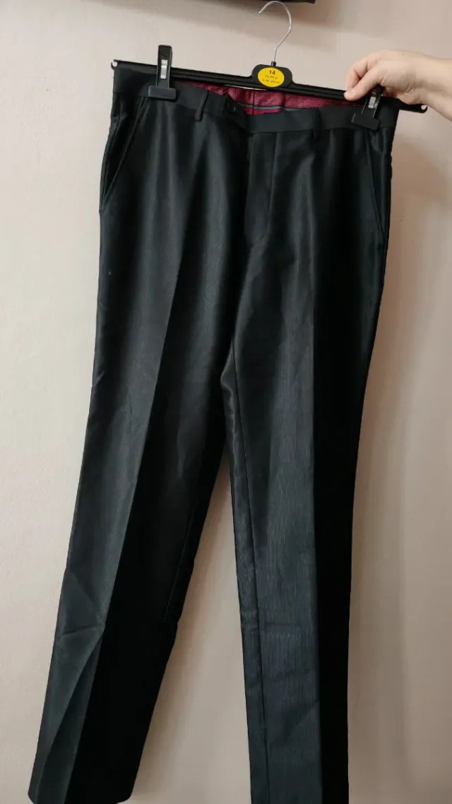 Pantalón de traje Roberto Bassi negro