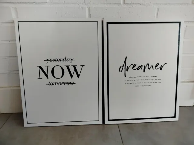 2 Cuadros Decorativos 30x40