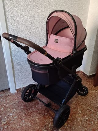 Silla de coche bebé rosa