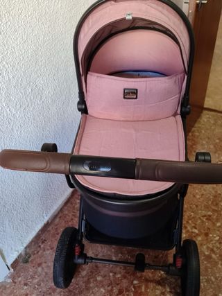 Silla de coche bebé rosa