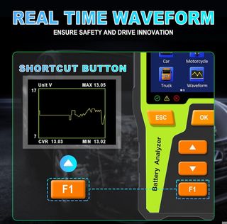 Tester Batteria Auto 100-2000CCA