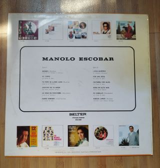 Disco Vinilo Manolo Escobar