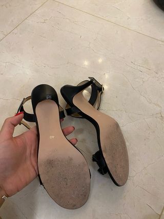 Sandalias Tacón FOSCO de Piel Talla 40 tacones