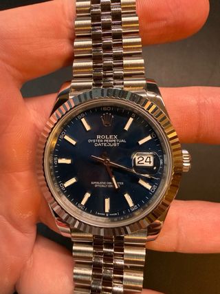 Rolex Datejust Azul