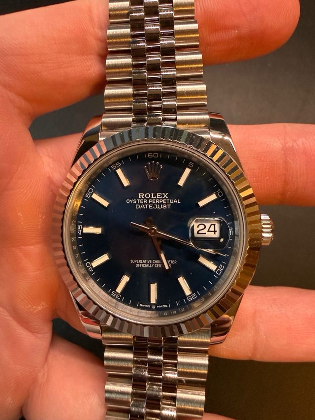 Rolex Datejust Azul