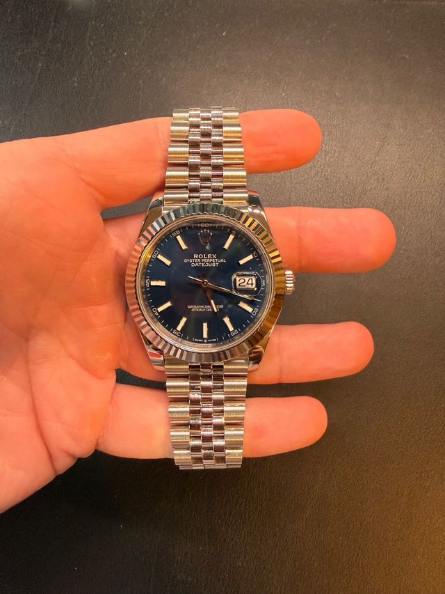 Rolex Datejust Azul
