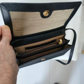 Bolso Cartera Ralph Lauren Negro