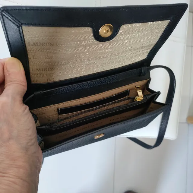 Bolso Cartera Ralph Lauren Negro