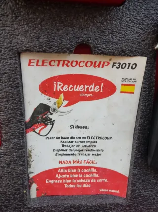 Tijera de podar Electrocoup F3010