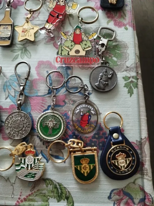 Llaveros antiguos coleccionables