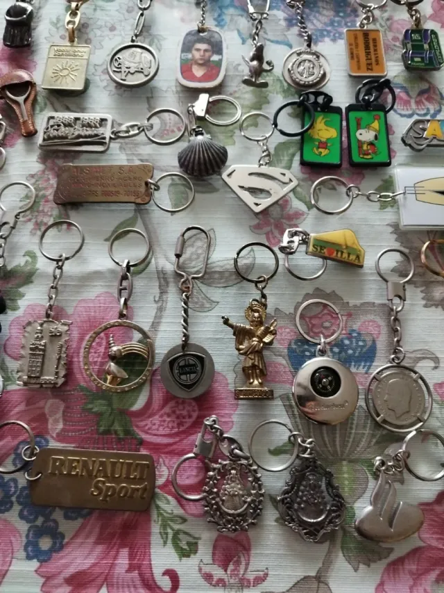 Llaveros antiguos coleccionables