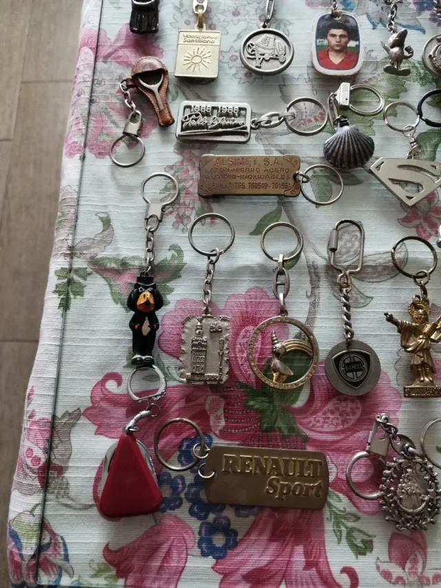 Llaveros antiguos coleccionables