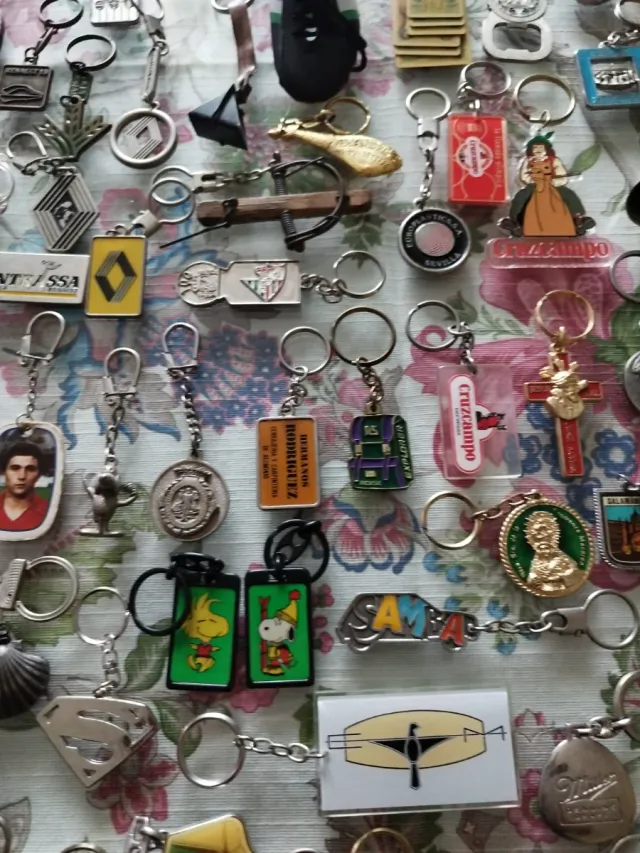 Llaveros antiguos coleccionables