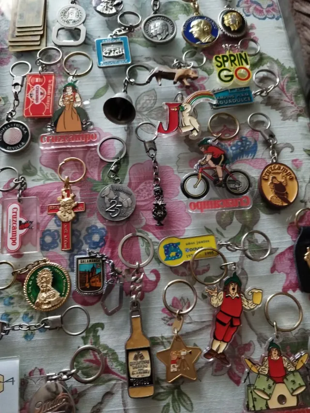 Llaveros antiguos coleccionables