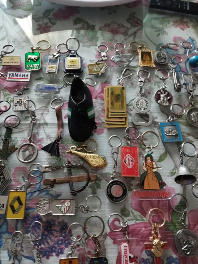 Llaveros antiguos coleccionables