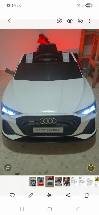 Coche de batería Audi e-tron Sportback
