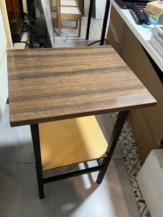 Mesa de centro madera y metal