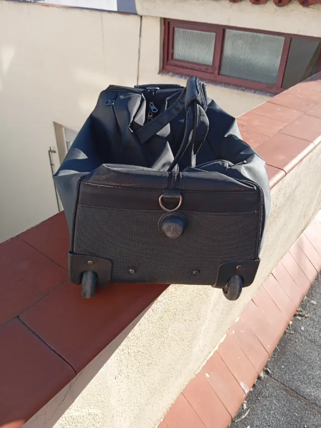 Bolsa de viaje trolley negra