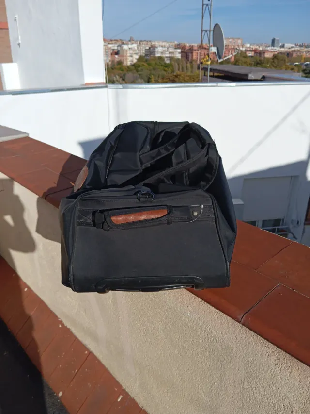 Bolsa de viaje trolley negra