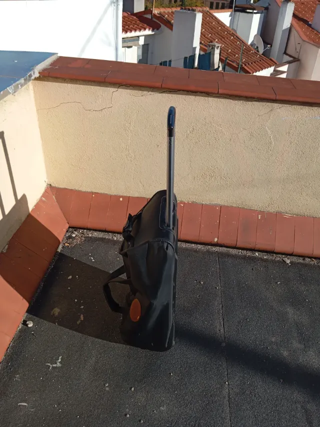 Bolsa de viaje trolley negra