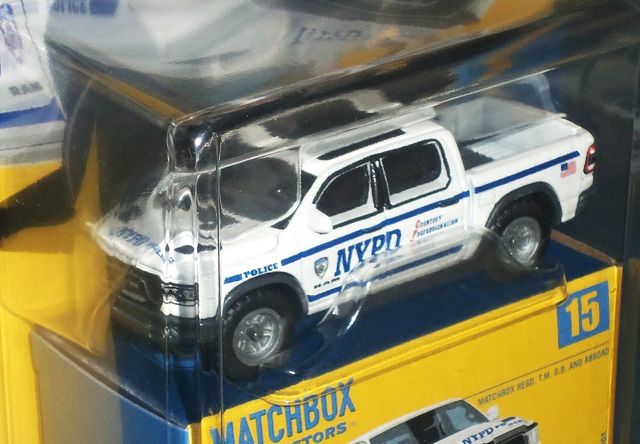 Coche Policía RAM Rebel 2020 - MATCHBOX 1/64