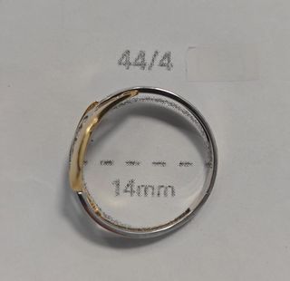 Anillo Oro 18k dos oros circonitas051-01-00458
