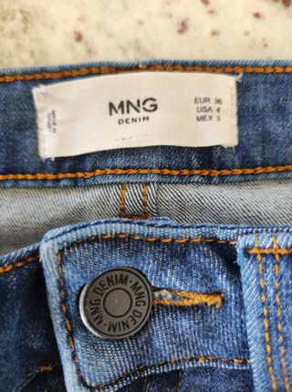 Vaqueros Mango Talla 36
