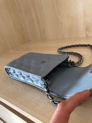 Bolso Michael Kors Gris Cadena