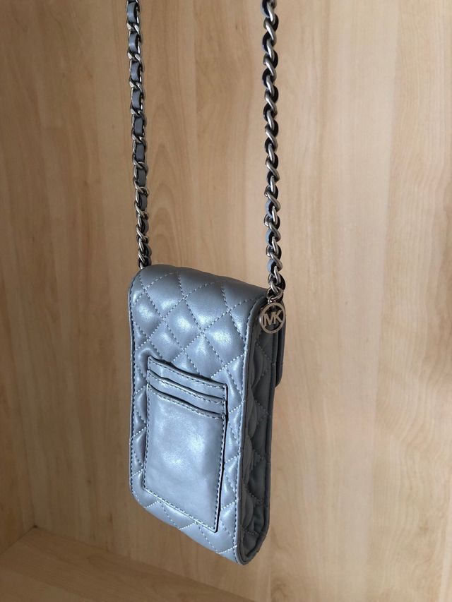 Bolso Michael Kors Gris Cadena