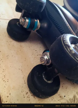 Patines Quad Negros y Azules