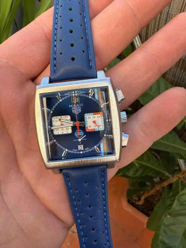TAG Heuer Monaco Cronógrafo Azul