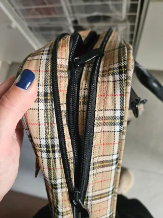 Borsa porta computer a quadri