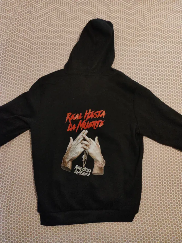 Sudadera Anuel REAL HASTA LA MUERTE Negra