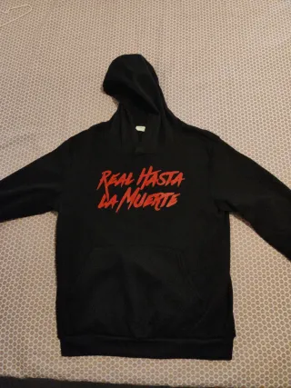 Sudadera Anuel REAL HASTA LA MUERTE Negra