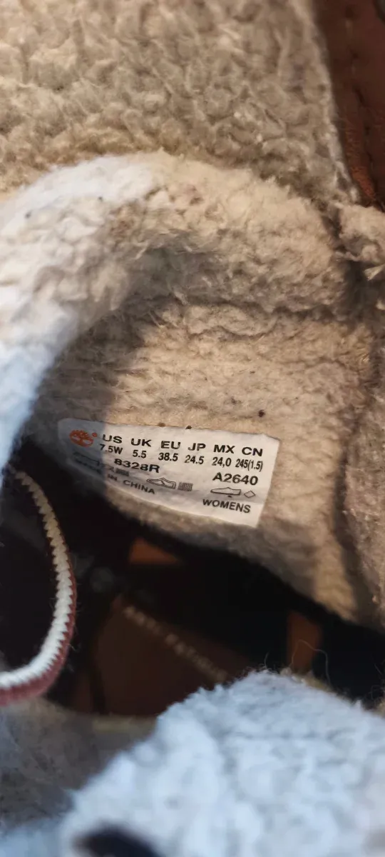 Botas Timberland Mujer Marrón Cuero Talla 38.5