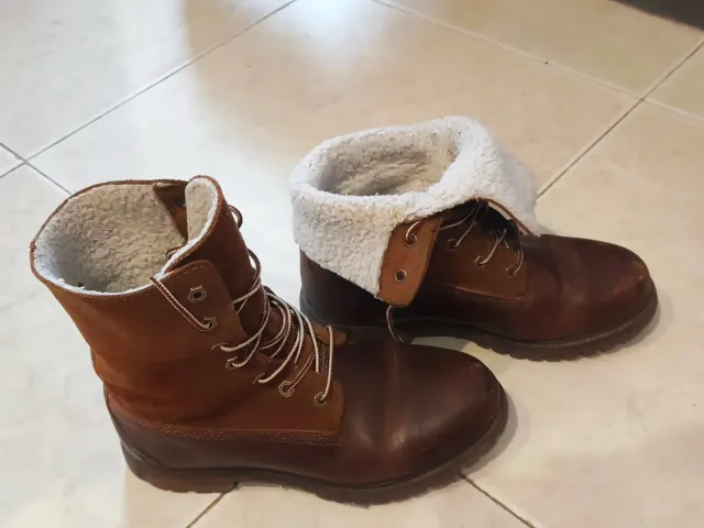 Botas Timberland Mujer Marrón Cuero Talla 38.5