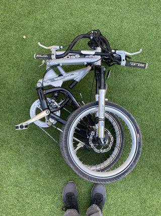 Bicicleta plegable KROSS 20 Plata