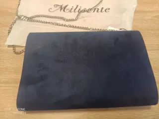 Bolso de mano azul Milisente