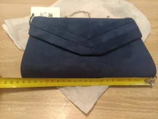 Bolso de mano azul Milisente