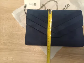 Bolso de mano azul Milisente