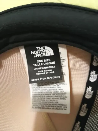 Gorra The North Face Amarilla y Negra