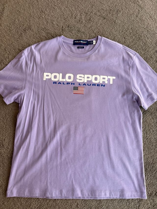 Camiseta Polo Sport Ralph Lauren Talla S Lila