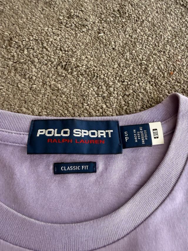 Camiseta Polo Sport Ralph Lauren Talla S Lila