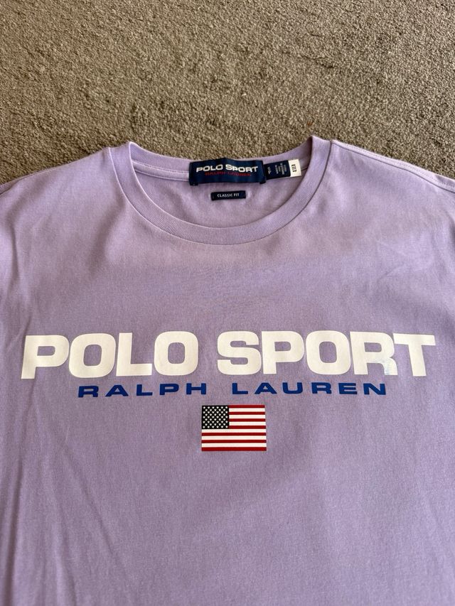Camiseta Polo Sport Ralph Lauren Talla S Lila