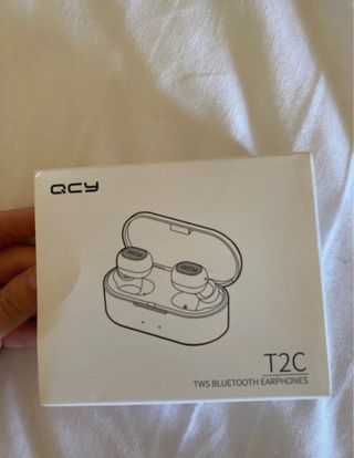 Auriculares QCY T2C TWS Bluetooth negros