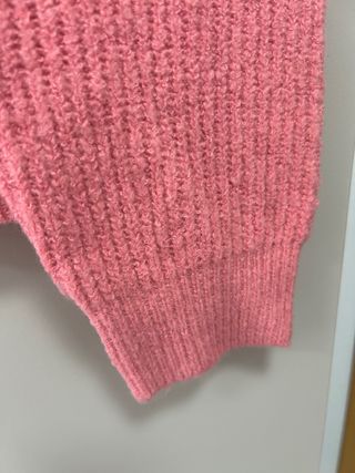 Jersey rosa cuello pico talla XXL