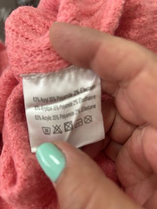 Jersey rosa cuello pico talla XXL